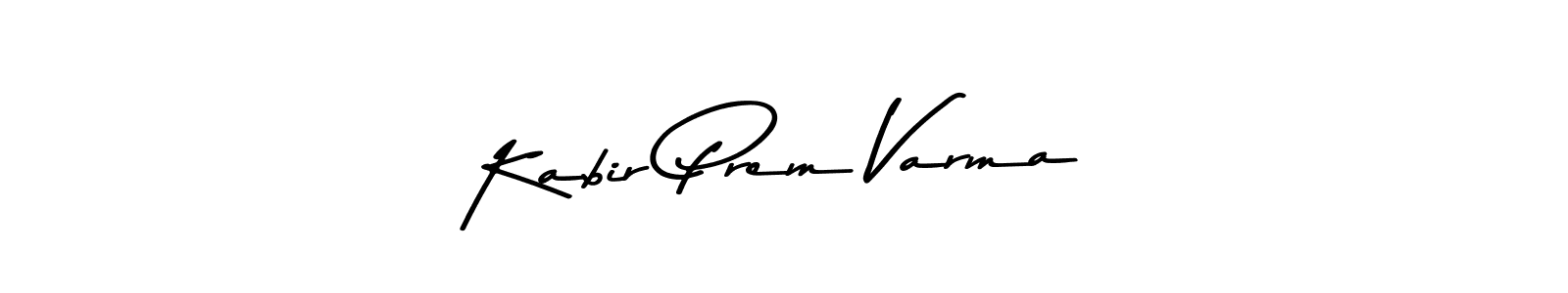 How to make Kabir Prem Varma signature? Asem Kandis PERSONAL USE is a professional autograph style. Create handwritten signature for Kabir Prem Varma name. Kabir Prem Varma signature style 9 images and pictures png