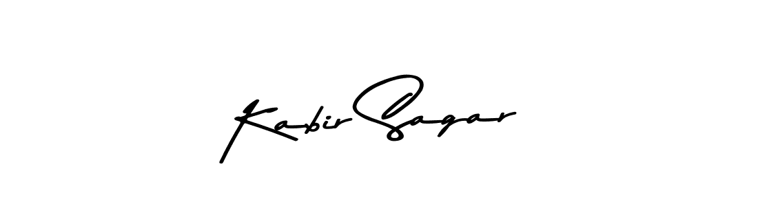 Design your own signature with our free online signature maker. With this signature software, you can create a handwritten (Asem Kandis PERSONAL USE) signature for name Kabir Sagar. Kabir Sagar signature style 9 images and pictures png