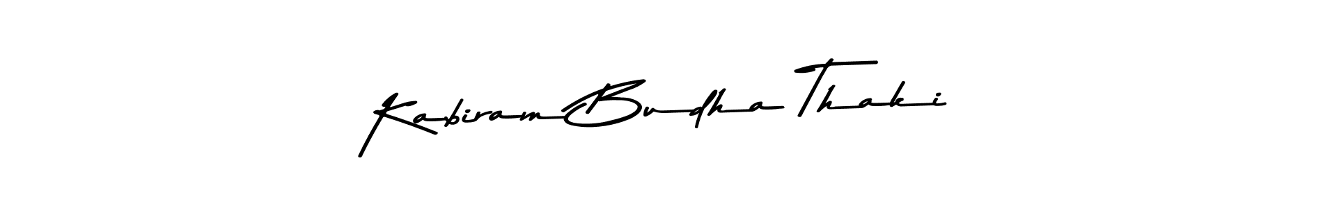Use a signature maker to create a handwritten signature online. With this signature software, you can design (Asem Kandis PERSONAL USE) your own signature for name Kabiram Budha Thaki. Kabiram Budha Thaki signature style 9 images and pictures png