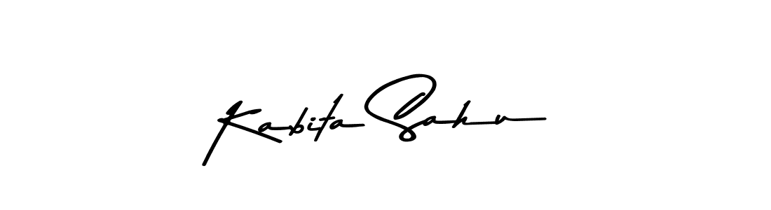 Design your own signature with our free online signature maker. With this signature software, you can create a handwritten (Asem Kandis PERSONAL USE) signature for name Kabita Sahu. Kabita Sahu signature style 9 images and pictures png