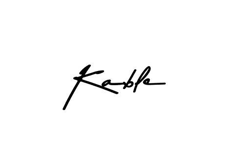 How to make Kable signature? Asem Kandis PERSONAL USE is a professional autograph style. Create handwritten signature for Kable name. Kable signature style 9 images and pictures png