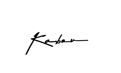 How to make Kabou signature? Asem Kandis PERSONAL USE is a professional autograph style. Create handwritten signature for Kabou name. Kabou signature style 9 images and pictures png