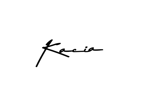 Make a beautiful signature design for name Kacia. With this signature (Asem Kandis PERSONAL USE) style, you can create a handwritten signature for free. Kacia signature style 9 images and pictures png