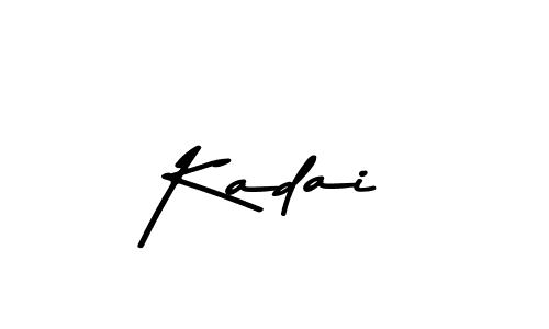 This is the best signature style for the Kadai name. Also you like these signature font (Asem Kandis PERSONAL USE). Mix name signature. Kadai signature style 9 images and pictures png