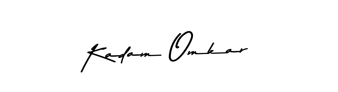 Make a beautiful signature design for name Kadam Omkar. Use this online signature maker to create a handwritten signature for free. Kadam Omkar signature style 9 images and pictures png