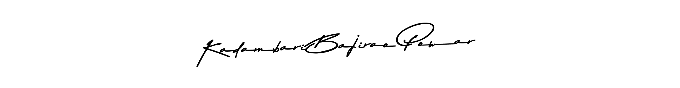 How to make Kadambari Bajirao Powar signature? Asem Kandis PERSONAL USE is a professional autograph style. Create handwritten signature for Kadambari Bajirao Powar name. Kadambari Bajirao Powar signature style 9 images and pictures png