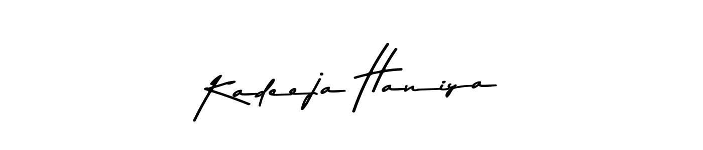 Use a signature maker to create a handwritten signature online. With this signature software, you can design (Asem Kandis PERSONAL USE) your own signature for name Kadeeja Haniya. Kadeeja Haniya signature style 9 images and pictures png