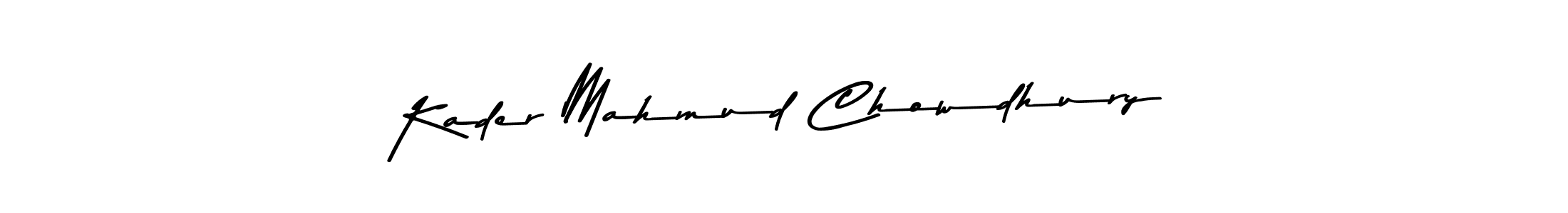Design your own signature with our free online signature maker. With this signature software, you can create a handwritten (Asem Kandis PERSONAL USE) signature for name Kader Mahmud Chowdhury. Kader Mahmud Chowdhury signature style 9 images and pictures png