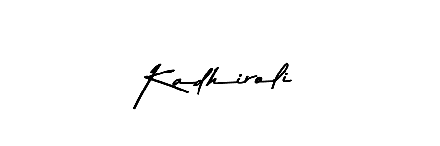 How to Draw Kadhiroli signature style? Asem Kandis PERSONAL USE is a latest design signature styles for name Kadhiroli. Kadhiroli signature style 9 images and pictures png