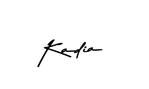 Design your own signature with our free online signature maker. With this signature software, you can create a handwritten (Asem Kandis PERSONAL USE) signature for name Kadia. Kadia signature style 9 images and pictures png