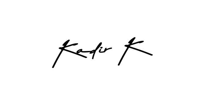 How to Draw Kadir K signature style? Asem Kandis PERSONAL USE is a latest design signature styles for name Kadir K. Kadir K signature style 9 images and pictures png