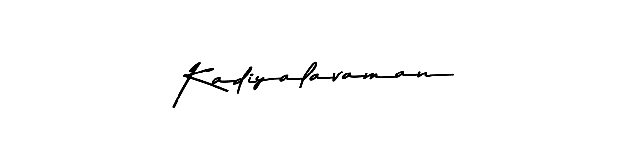 You should practise on your own different ways (Asem Kandis PERSONAL USE) to write your name (Kadiyalavaman) in signature. don't let someone else do it for you. Kadiyalavaman signature style 9 images and pictures png