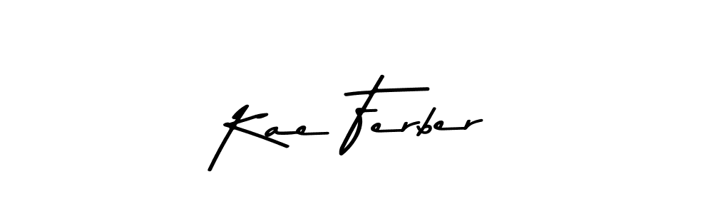 Design your own signature with our free online signature maker. With this signature software, you can create a handwritten (Asem Kandis PERSONAL USE) signature for name Kae Ferber. Kae Ferber signature style 9 images and pictures png