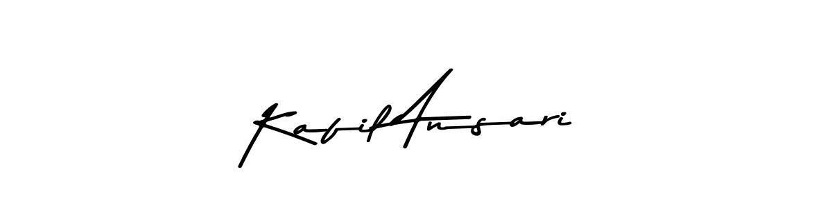 if you are searching for the best signature style for your name Kafil Ansari. so please give up your signature search. here we have designed multiple signature styles  using Asem Kandis PERSONAL USE. Kafil Ansari signature style 9 images and pictures png