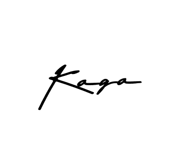 Create a beautiful signature design for name Kaga. With this signature (Asem Kandis PERSONAL USE) fonts, you can make a handwritten signature for free. Kaga signature style 9 images and pictures png