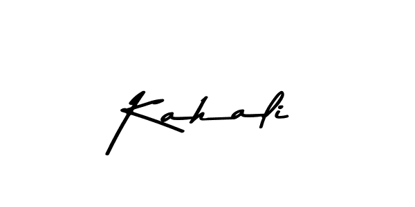 Make a beautiful signature design for name Kahali. With this signature (Asem Kandis PERSONAL USE) style, you can create a handwritten signature for free. Kahali signature style 9 images and pictures png