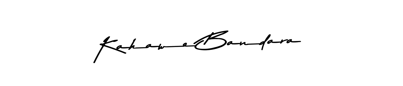 You should practise on your own different ways (Asem Kandis PERSONAL USE) to write your name (Kahawe Bandara) in signature. don't let someone else do it for you. Kahawe Bandara signature style 9 images and pictures png