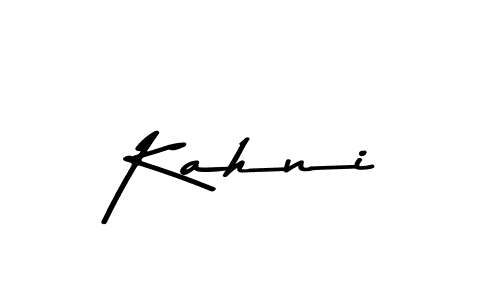 Make a short Kahni signature style. Manage your documents anywhere anytime using Asem Kandis PERSONAL USE. Create and add eSignatures, submit forms, share and send files easily. Kahni signature style 9 images and pictures png