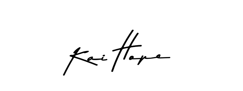 Use a signature maker to create a handwritten signature online. With this signature software, you can design (Asem Kandis PERSONAL USE) your own signature for name Kai Hope. Kai Hope signature style 9 images and pictures png