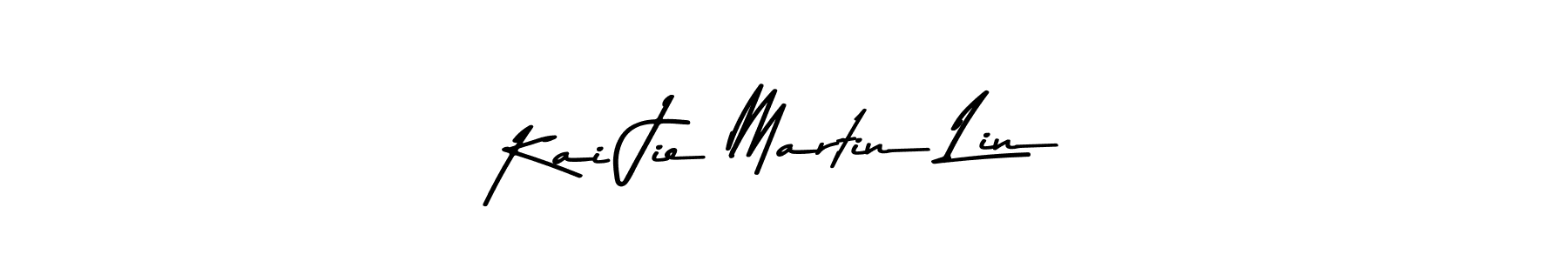 Use a signature maker to create a handwritten signature online. With this signature software, you can design (Asem Kandis PERSONAL USE) your own signature for name Kai Jie Martin Lin. Kai Jie Martin Lin signature style 9 images and pictures png