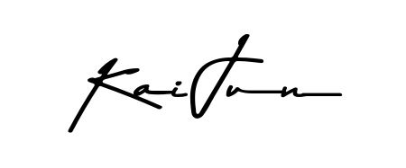 Download transparent PNG signature for name Kai Jun styled with Asem Kandis PERSONAL USE font. Ready to paste directly into PDF and Word agreements. Kai Jun signature style 9 images and pictures png