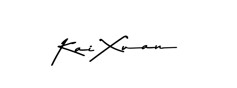You should practise on your own different ways (Asem Kandis PERSONAL USE) to write your name (Kai Xuan) in signature. don't let someone else do it for you. Kai Xuan signature style 9 images and pictures png