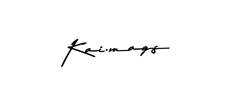 How to make Kai.mags signature? Asem Kandis PERSONAL USE is a professional autograph style. Create handwritten signature for Kai.mags name. Kai.mags signature style 9 images and pictures png
