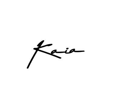 Make a beautiful signature design for name Kaia. With this signature (Asem Kandis PERSONAL USE) style, you can create a handwritten signature for free. Kaia signature style 9 images and pictures png