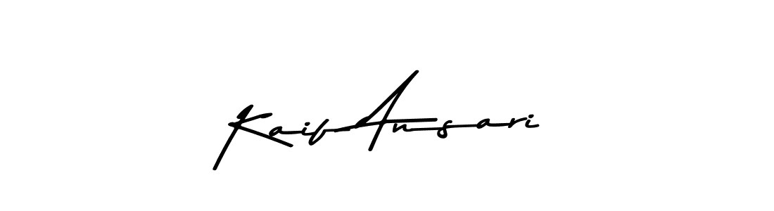 The best way (Asem Kandis PERSONAL USE) to make a short signature is to pick only two or three words in your name. The name Kaif Ansari include a total of six letters. For converting this name. Kaif Ansari signature style 9 images and pictures png