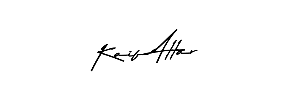 Similarly Asem Kandis PERSONAL USE is the best handwritten signature design. Signature creator online .You can use it as an online autograph creator for name Kaif Attar. Kaif Attar signature style 9 images and pictures png