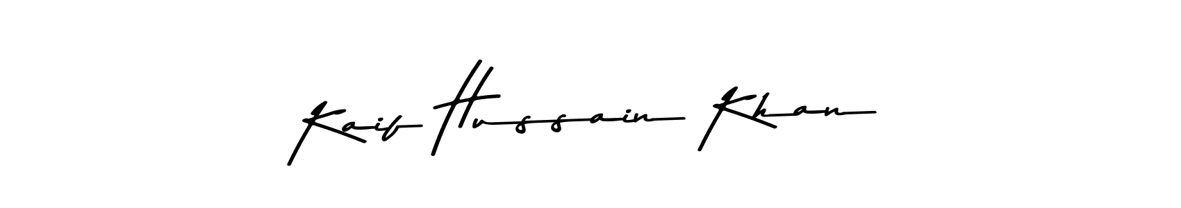 Kaif Hussain Khan stylish signature style. Best Handwritten Sign (Asem Kandis PERSONAL USE) for my name. Handwritten Signature Collection Ideas for my name Kaif Hussain Khan. Kaif Hussain Khan signature style 9 images and pictures png
