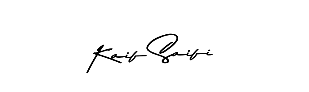 Kaif Saifi stylish signature style. Best Handwritten Sign (Asem Kandis PERSONAL USE) for my name. Handwritten Signature Collection Ideas for my name Kaif Saifi. Kaif Saifi signature style 9 images and pictures png