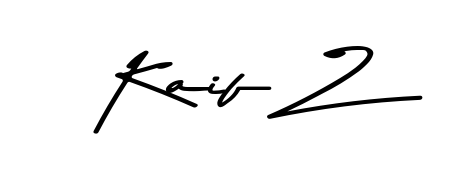 Elevate your brand with a stunning Kaif Z eSignature. The Asem Kandis PERSONAL USE style provides a balanced, flowing aesthetic for everyday signing. Kaif Z signature style 9 images and pictures png