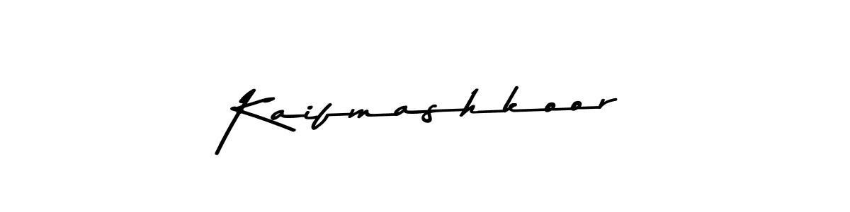 This is the best signature style for the Kaifmashkoor name. Also you like these signature font (Asem Kandis PERSONAL USE). Mix name signature. Kaifmashkoor signature style 9 images and pictures png