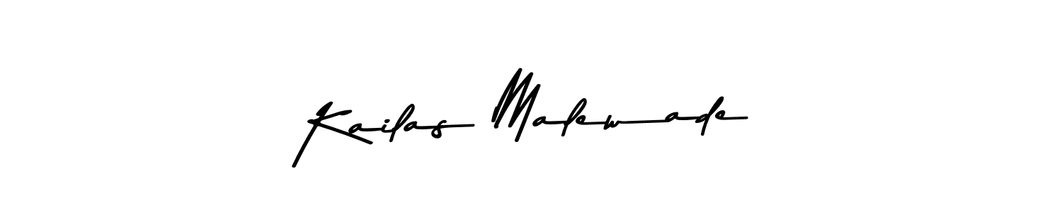 Make a beautiful signature design for name Kailas Malewade. Use this online signature maker to create a handwritten signature for free. Kailas Malewade signature style 9 images and pictures png