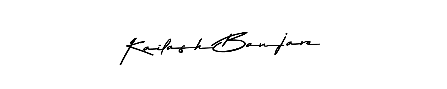 The best way (Asem Kandis PERSONAL USE) to make a short signature is to pick only two or three words in your name. The name Kailash Banjare include a total of six letters. For converting this name. Kailash Banjare signature style 9 images and pictures png