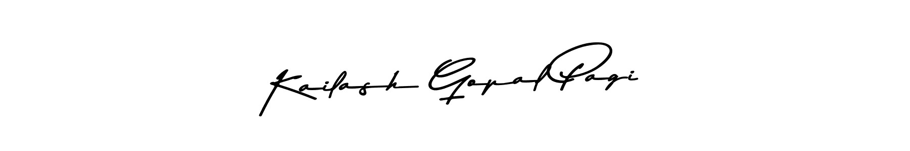 The best way (Asem Kandis PERSONAL USE) to make a short signature is to pick only two or three words in your name. The name Kailash Gopal Pagi include a total of six letters. For converting this name. Kailash Gopal Pagi signature style 9 images and pictures png