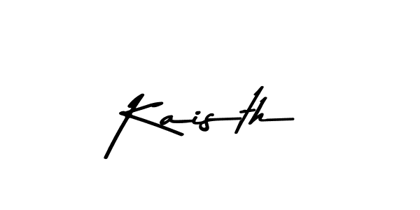 Use a signature maker to create a handwritten signature online. With this signature software, you can design (Asem Kandis PERSONAL USE) your own signature for name Kaisth. Kaisth signature style 9 images and pictures png