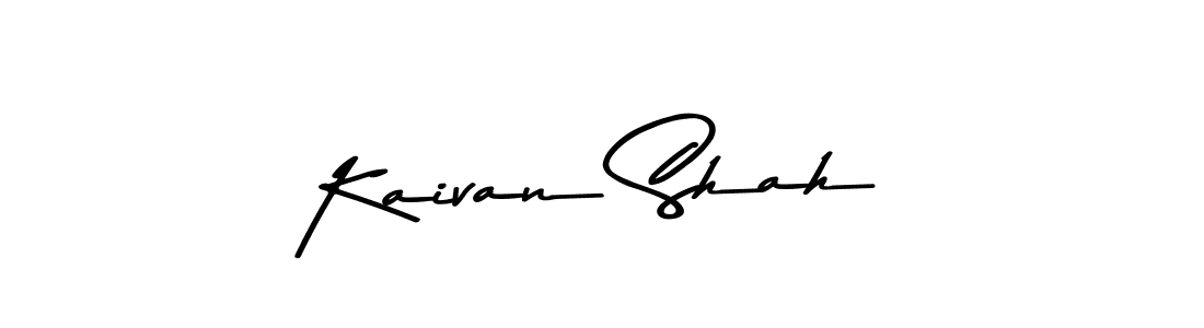 Kaivan Shah stylish signature style. Best Handwritten Sign (Asem Kandis PERSONAL USE) for my name. Handwritten Signature Collection Ideas for my name Kaivan Shah. Kaivan Shah signature style 9 images and pictures png