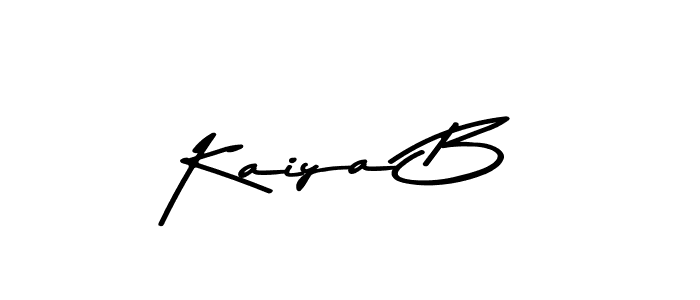 Similarly Asem Kandis PERSONAL USE is the best handwritten signature design. Signature creator online .You can use it as an online autograph creator for name Kaiya B. Kaiya B signature style 9 images and pictures png