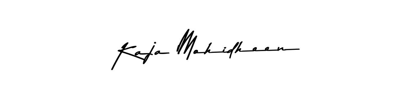 This is the best signature style for the Kaja Mohidheen name. Also you like these signature font (Asem Kandis PERSONAL USE). Mix name signature. Kaja Mohidheen signature style 9 images and pictures png