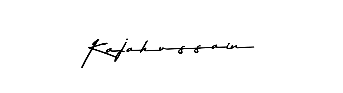 Design your own signature with our free online signature maker. With this signature software, you can create a handwritten (Asem Kandis PERSONAL USE) signature for name Kajahussain. Kajahussain signature style 9 images and pictures png