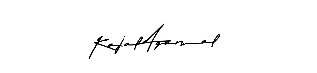 Make a beautiful signature design for name Kajal Agarwal. With this signature (Asem Kandis PERSONAL USE) style, you can create a handwritten signature for free. Kajal Agarwal signature style 9 images and pictures png