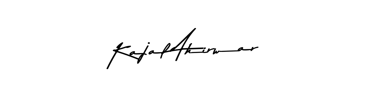 Kajal Ahirwar stylish signature style. Best Handwritten Sign (Asem Kandis PERSONAL USE) for my name. Handwritten Signature Collection Ideas for my name Kajal Ahirwar. Kajal Ahirwar signature style 9 images and pictures png