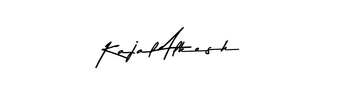 Make a beautiful signature design for name Kajal Alkesh. Use this online signature maker to create a handwritten signature for free. Kajal Alkesh signature style 9 images and pictures png