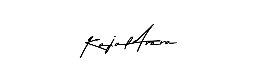 Use a signature maker to create a handwritten signature online. With this signature software, you can design (Asem Kandis PERSONAL USE) your own signature for name Kajal Arora. Kajal Arora signature style 9 images and pictures png