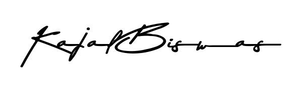 Make your name Kajal Biswas memorable on every contract using Asem Kandis PERSONAL USE autograph style. Instant transparent background export available. Kajal Biswas signature style 9 images and pictures png