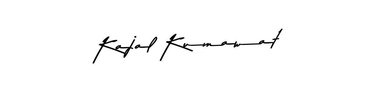 Use a signature maker to create a handwritten signature online. With this signature software, you can design (Asem Kandis PERSONAL USE) your own signature for name Kajal Kumawat. Kajal Kumawat signature style 9 images and pictures png