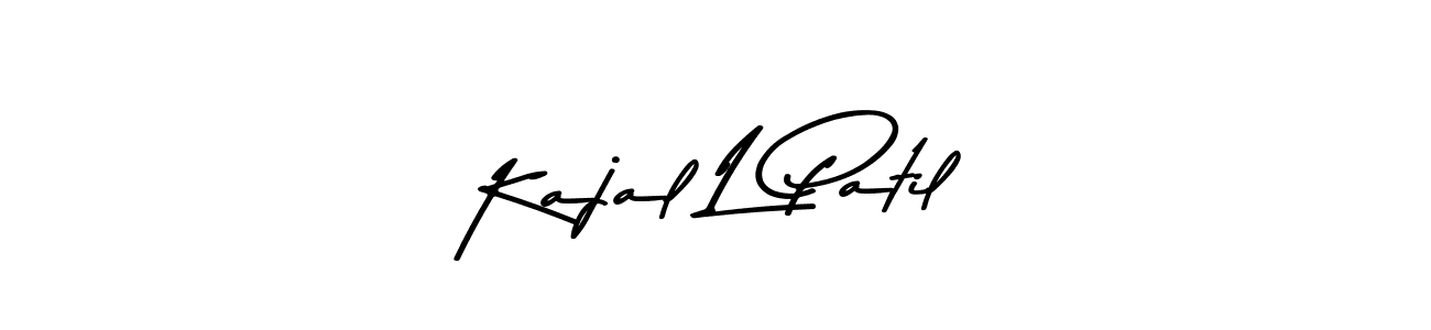 Asem Kandis PERSONAL USE is a professional signature style that is perfect for those who want to add a touch of class to their signature. It is also a great choice for those who want to make their signature more unique. Get Kajal L Patil name to fancy signature for free. Kajal L Patil signature style 9 images and pictures png