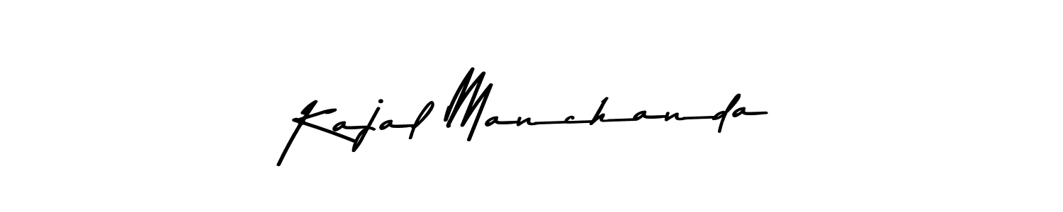 How to make Kajal Manchanda signature? Asem Kandis PERSONAL USE is a professional autograph style. Create handwritten signature for Kajal Manchanda name. Kajal Manchanda signature style 9 images and pictures png